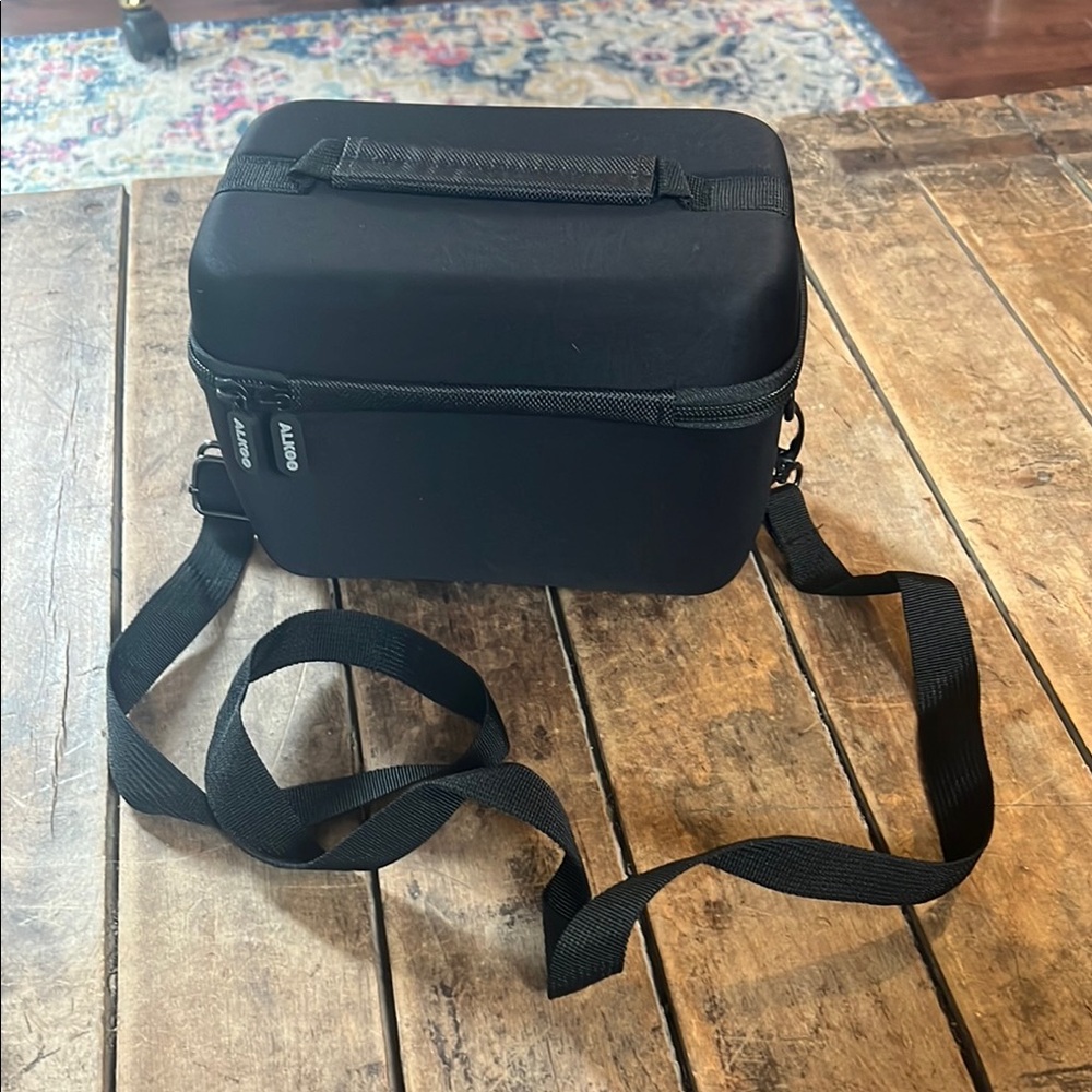 Black Camera Bag with Strap